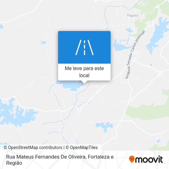 Rua Mateus Fernandes De Oliveira mapa