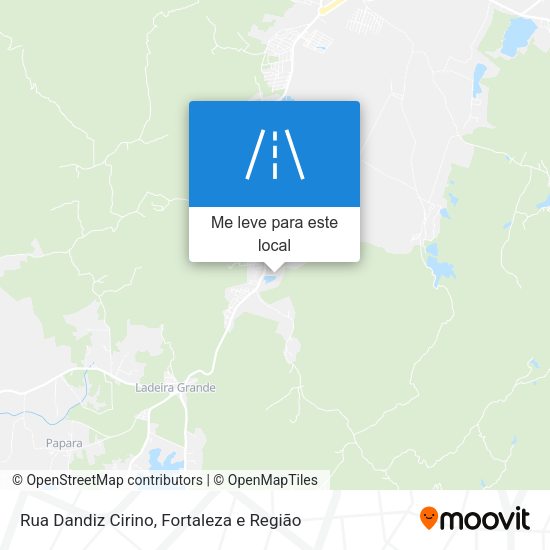 Rua Dandiz Cirino mapa
