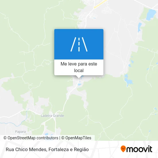 Rua Chico Mendes mapa