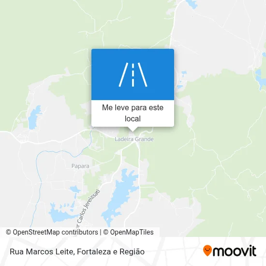 Rua Marcos Leite mapa