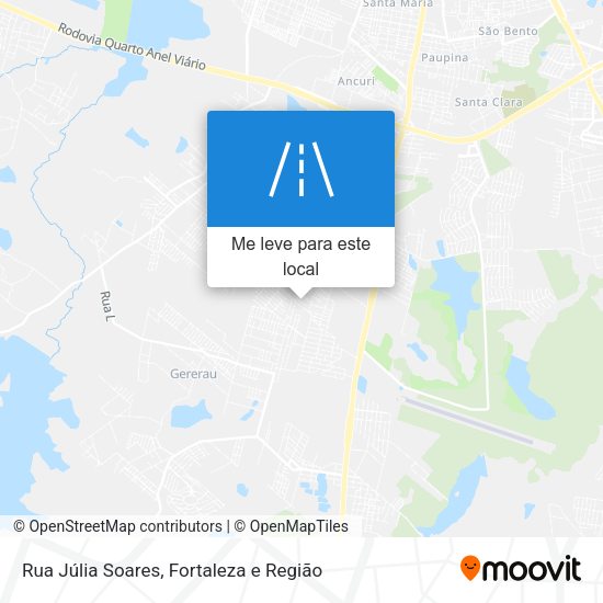 Rua Júlia Soares mapa