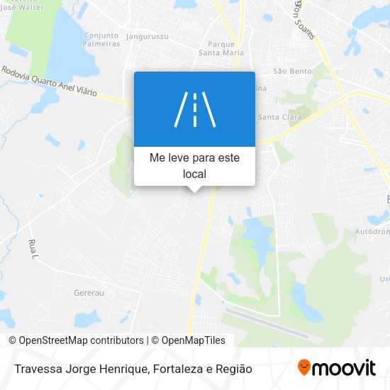 Travessa Jorge Henrique mapa