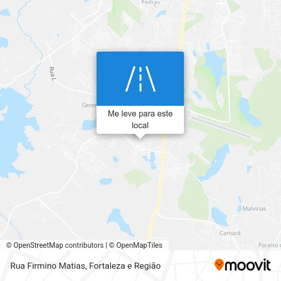 Rua Firmino Matias mapa