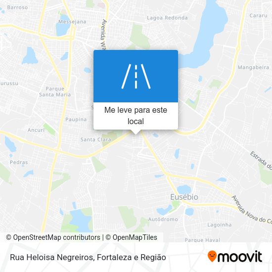 Rua Heloisa Negreiros mapa