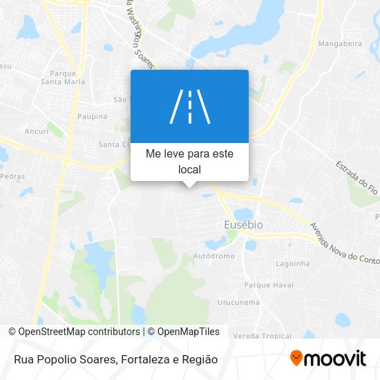 Rua Popolio Soares mapa