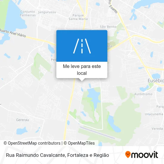 Rua Raimundo Cavalcante mapa