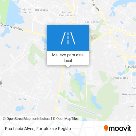 Rua Lucia Alves mapa