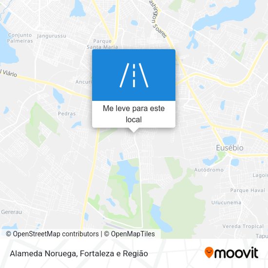 Alameda Noruega mapa