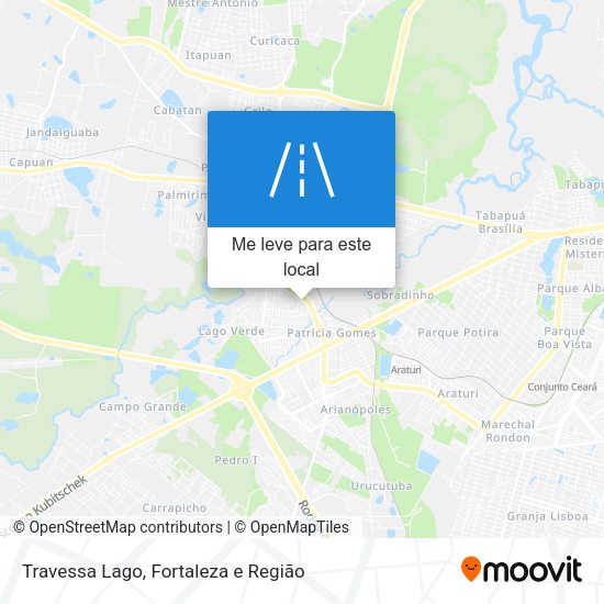 Travessa Lago mapa