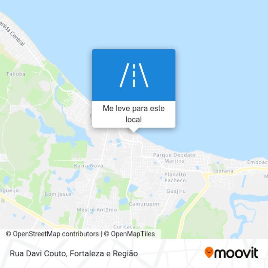 Rua Davi Couto mapa