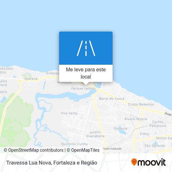 Travessa Lua Nova mapa