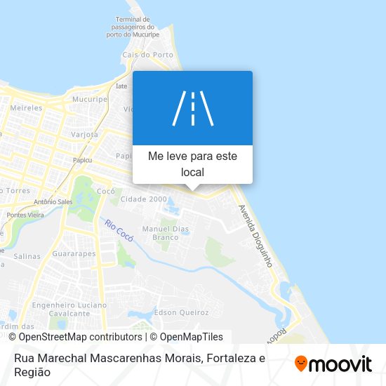 Rua Marechal Mascarenhas Morais mapa