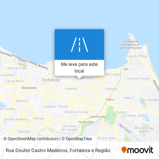 Rua Doutor Castro Medeiros mapa