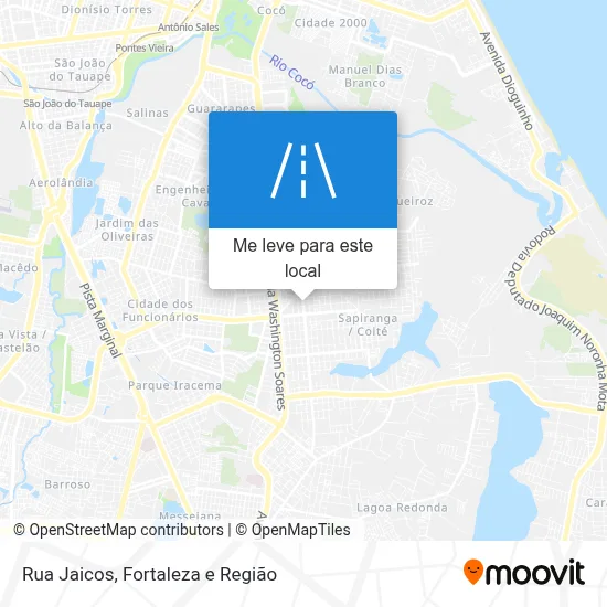 Rua Jaicos mapa