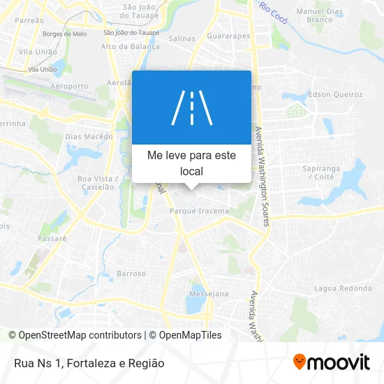 Rua Ns 1 mapa