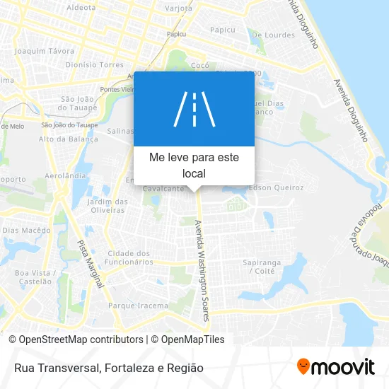 Rua Transversal mapa