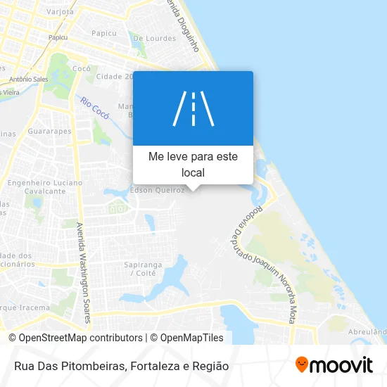 Rua Das Pitombeiras mapa