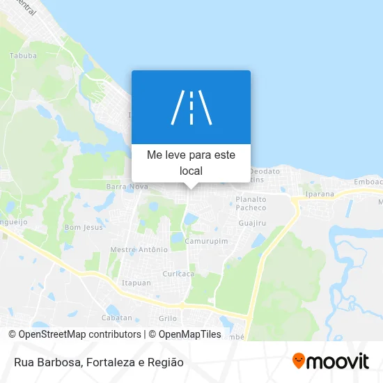 Rua Barbosa mapa