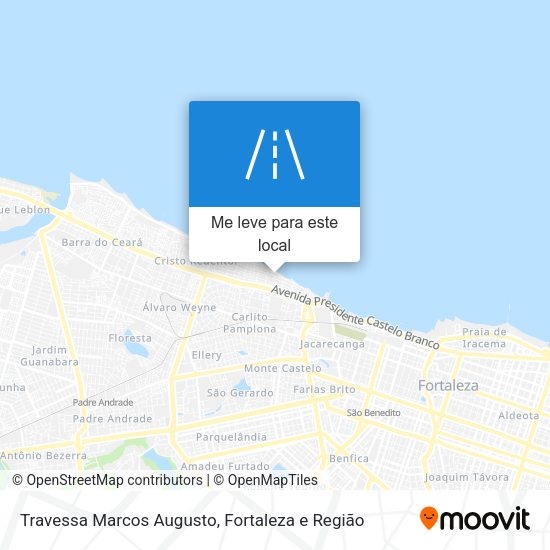 Travessa Marcos Augusto mapa