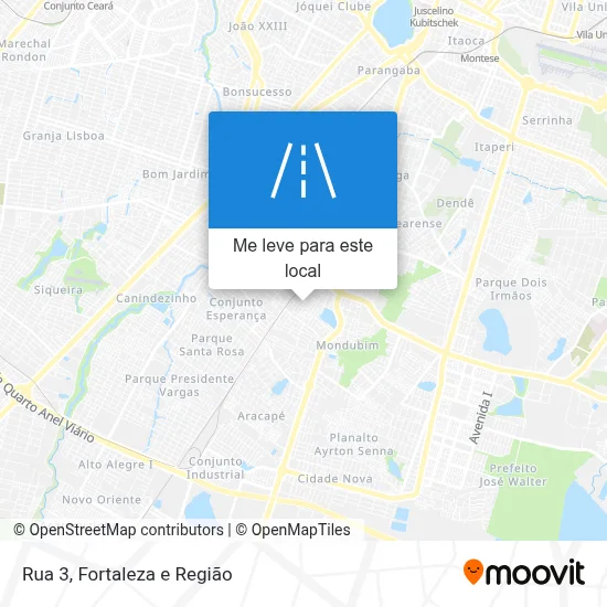 Rua 3 mapa