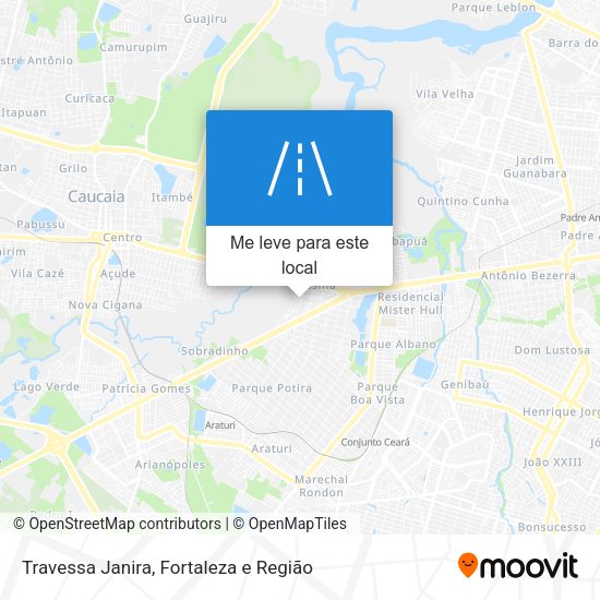 Travessa Janira mapa