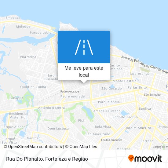 Rua Do Planalto mapa