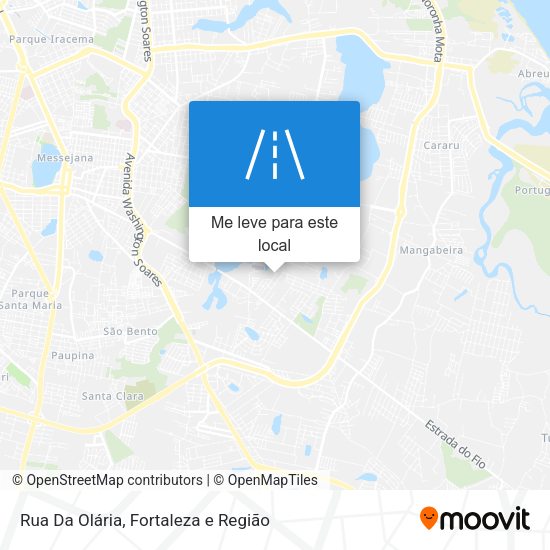 Rua Da Olária mapa