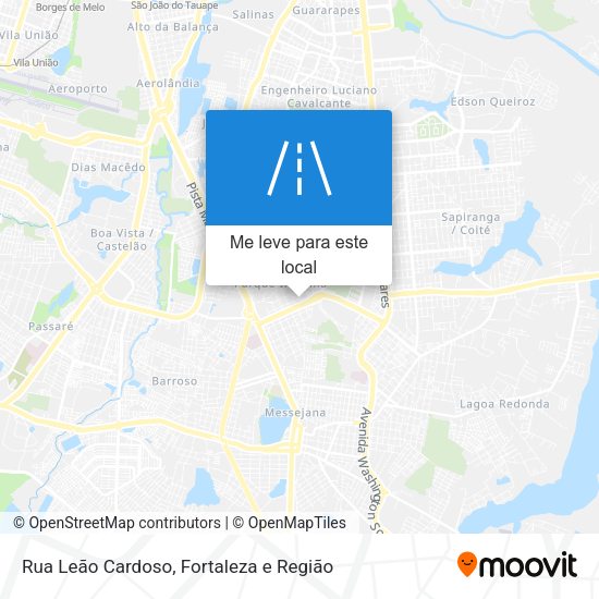 Rua Leão Cardoso mapa
