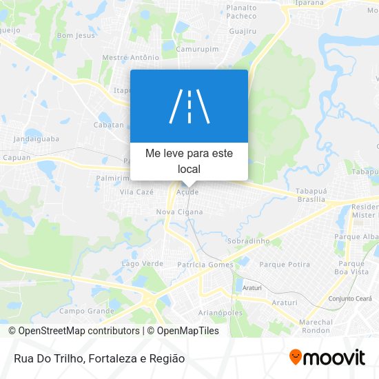 Rua Do Trilho mapa