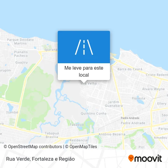 Rua Verde mapa