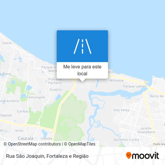 Rua São Joaquin mapa