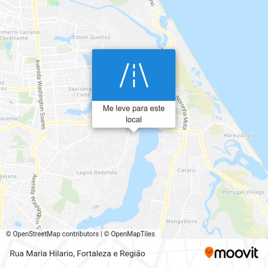 Rua Maria Hilario mapa