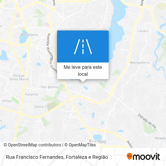 Rua Francisco Fernandes mapa