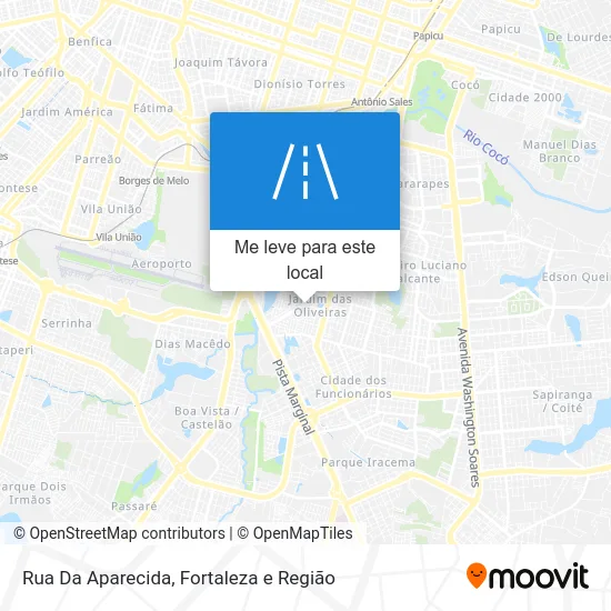 Rua Da Aparecida mapa