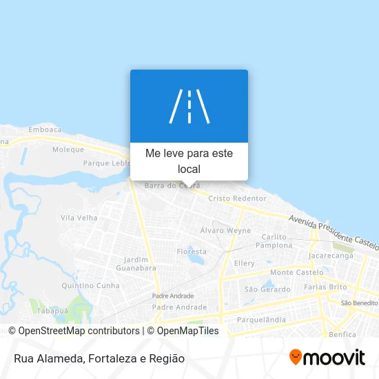 Rua Alameda mapa