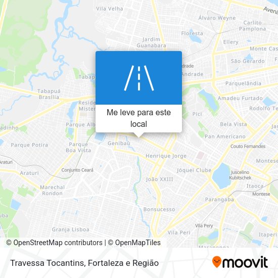 Travessa Tocantins mapa