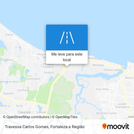 Travessa Carlos Gomes mapa
