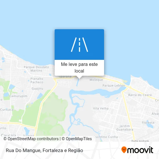 Rua Do Mangue mapa