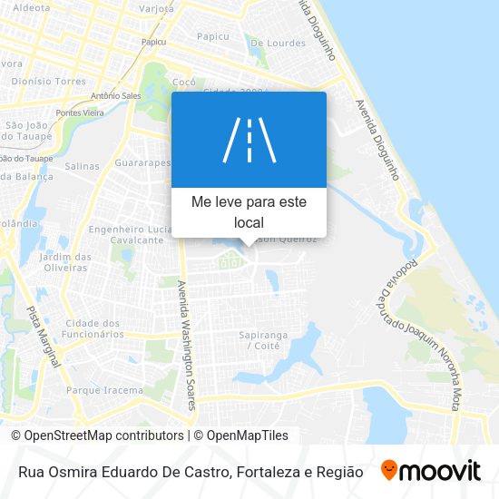 Rua Osmira Eduardo De Castro mapa