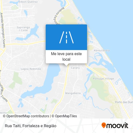 Rua Taiti mapa