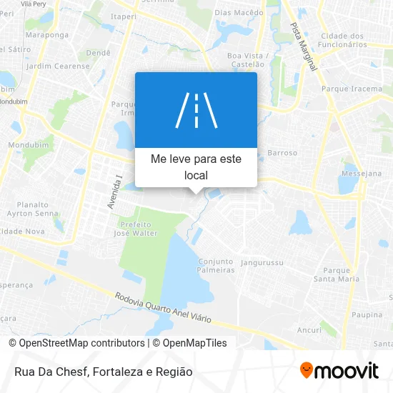 Rua Da Chesf mapa