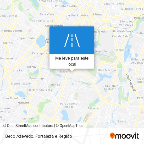 Beco Azevedo mapa