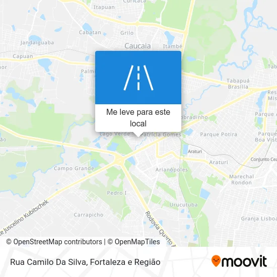 Rua Camilo Da Silva mapa