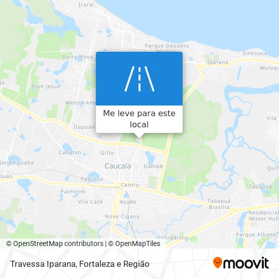 Travessa Iparana mapa