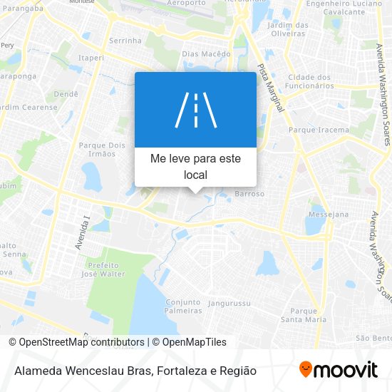 Alameda Wenceslau Bras mapa