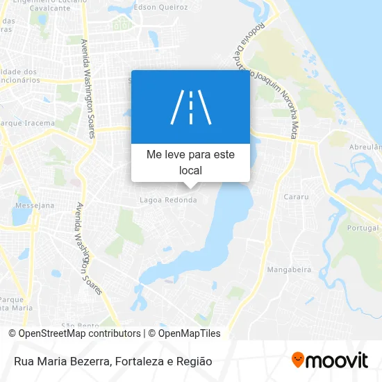 Rua Maria Bezerra mapa