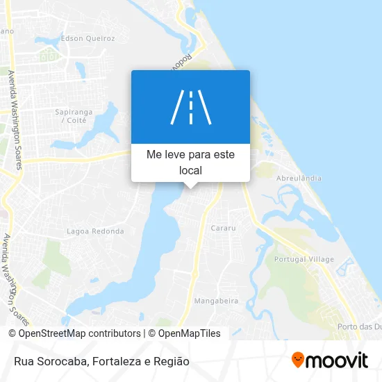 Rua Sorocaba mapa