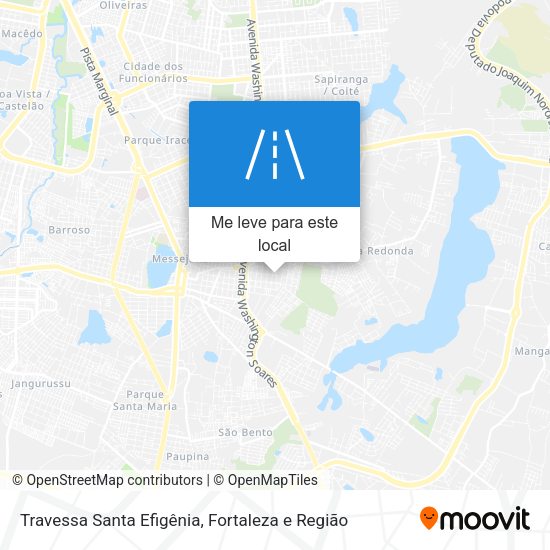 Travessa Santa Efigênia mapa