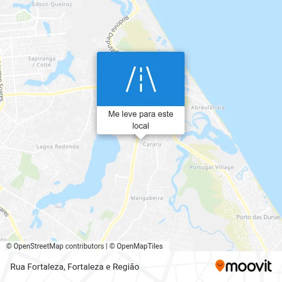 Rua Fortaleza mapa