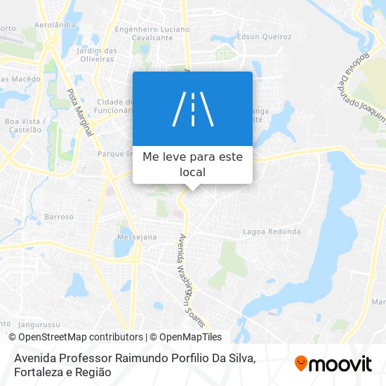 Avenida Professor Raimundo Porfilio Da Silva mapa